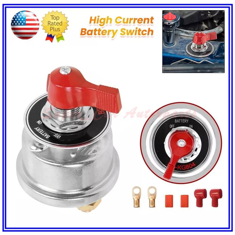 300A 12V High Current Master Battery Disconnect Switch Heavy Duty Power Cut Off