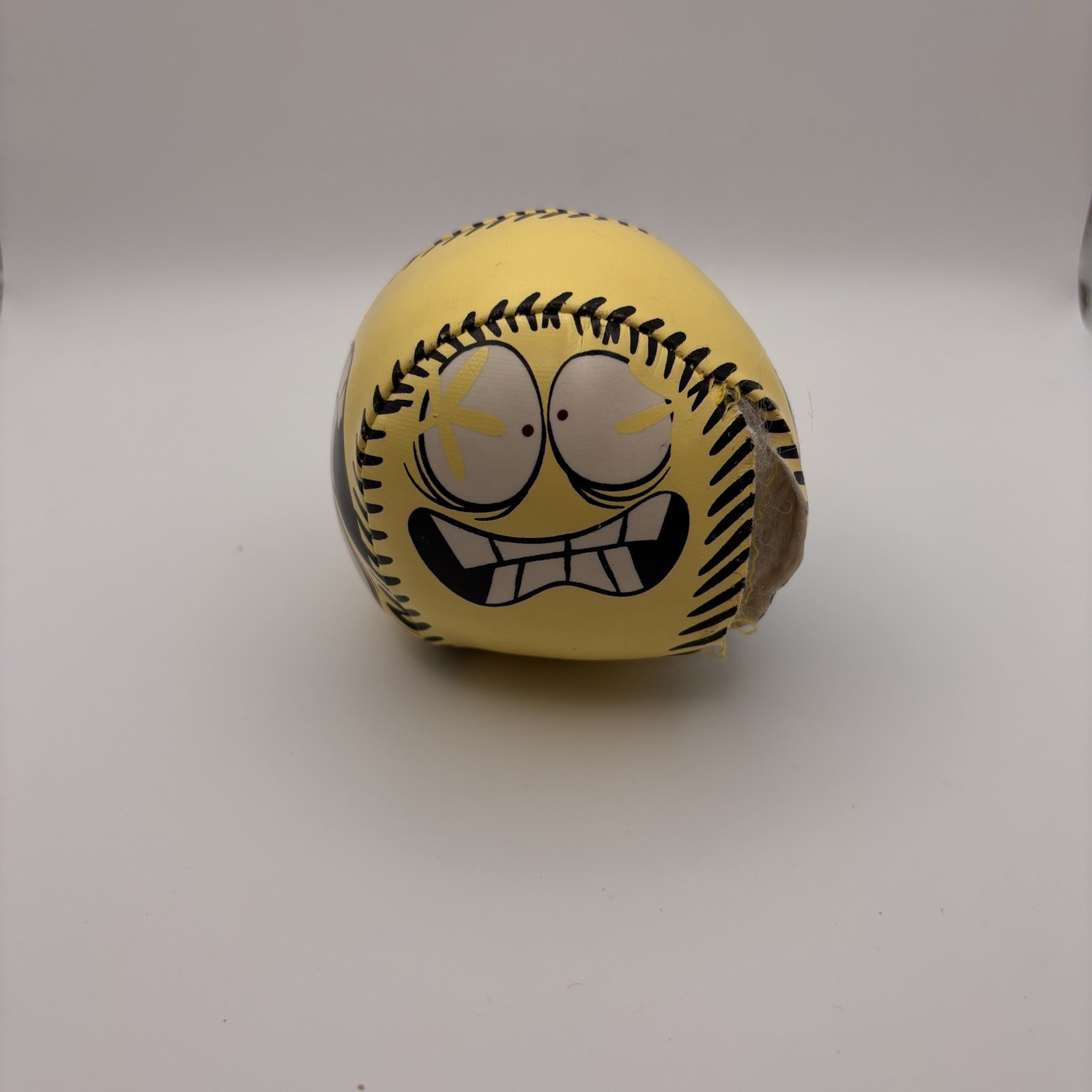 Fosters home for imaginary friends Cheese Soft Baseball Toy Torn Used Open