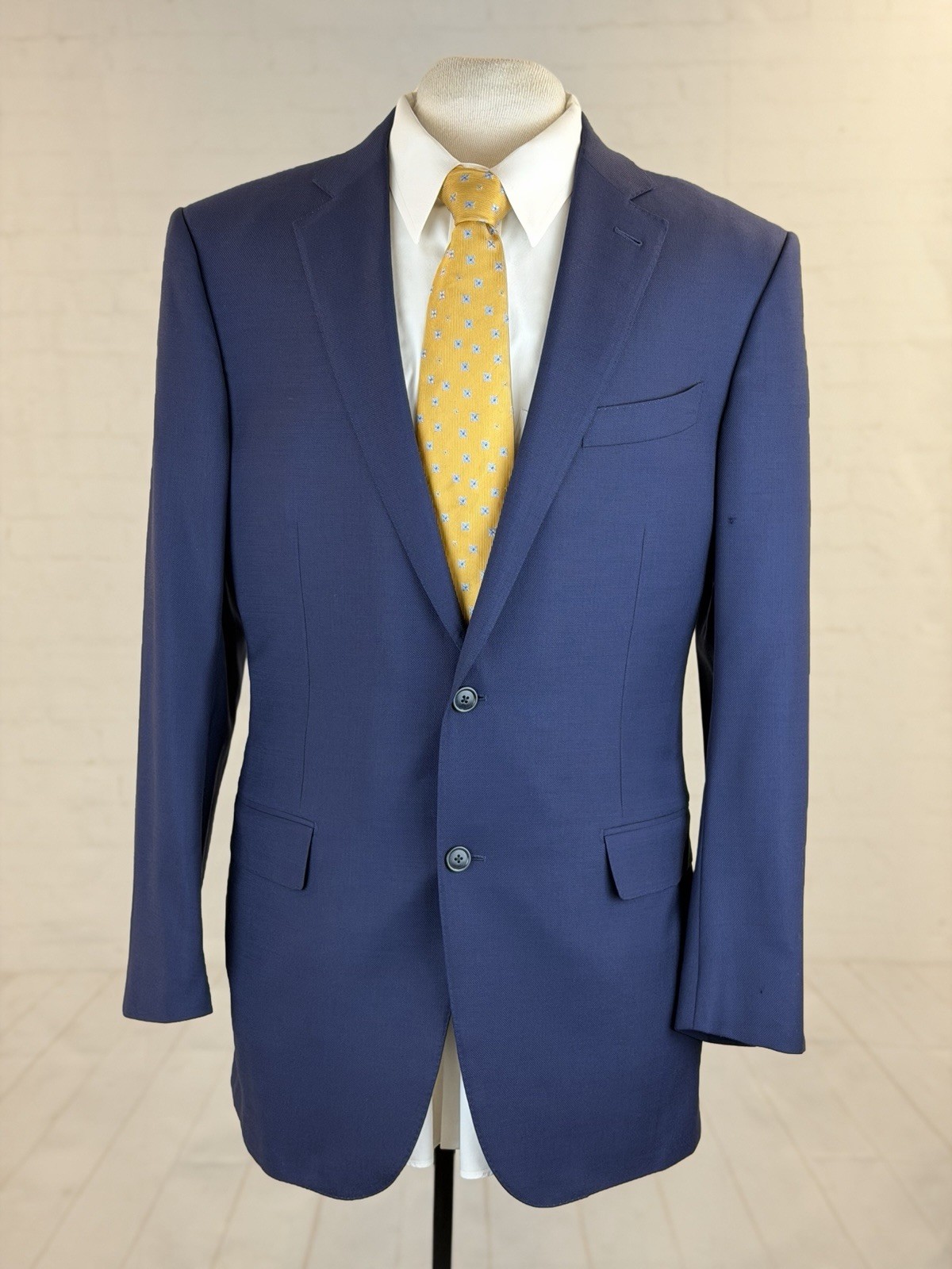 Ermenegildo Zegna Men's Dark Blue 100% Wool Blazer 40L $4,895 Switzerland Slim
