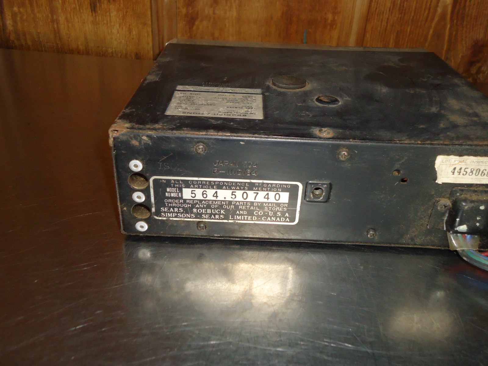 Sears 8-Track Stereo Player FM Radio 564.50740