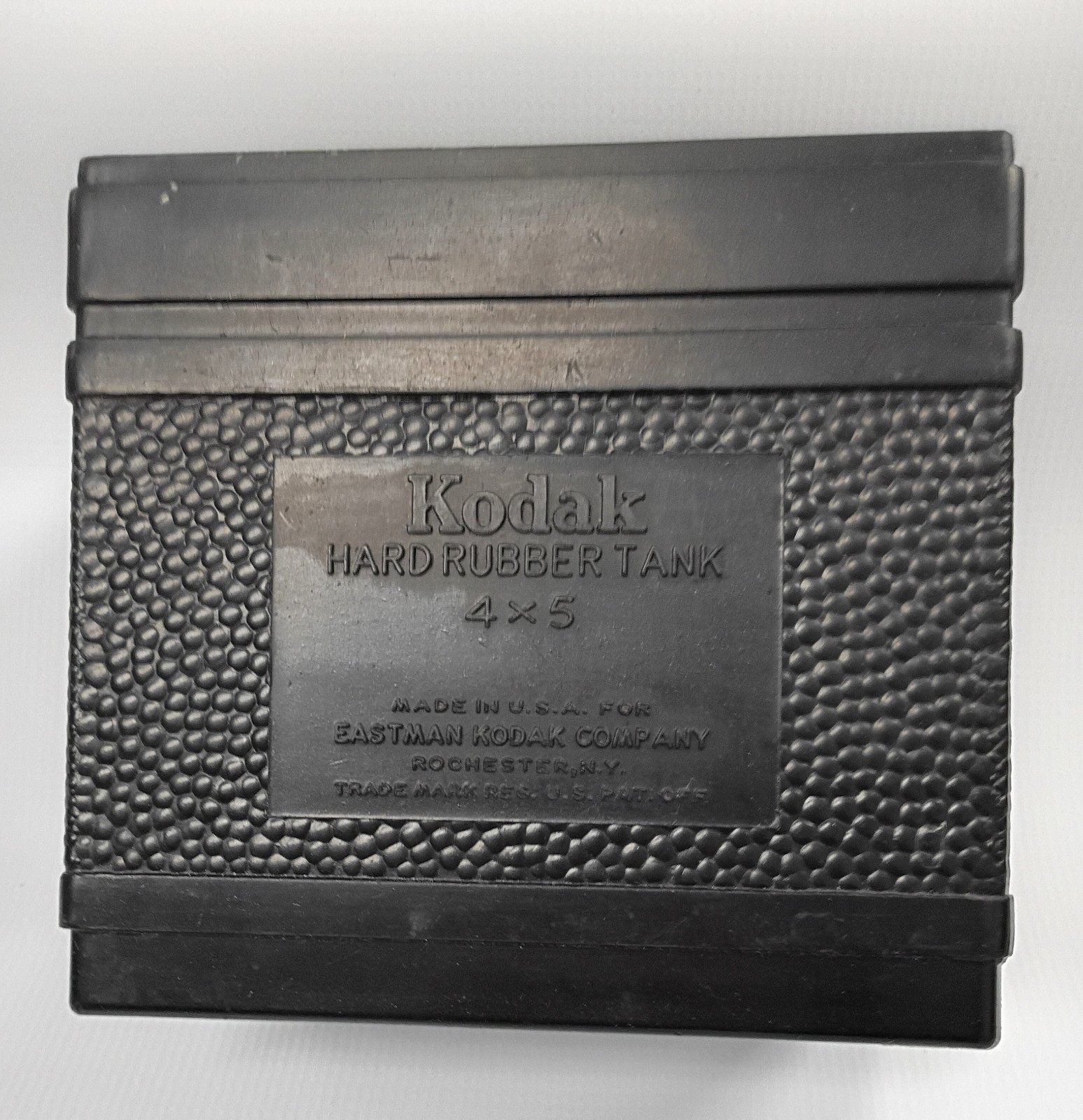 Kodak Hard Rubber Developing Tank 4x5 Black