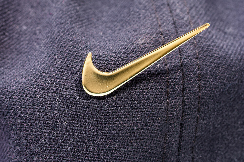 Custom Metal Nike Swoosh Pins 1.5”