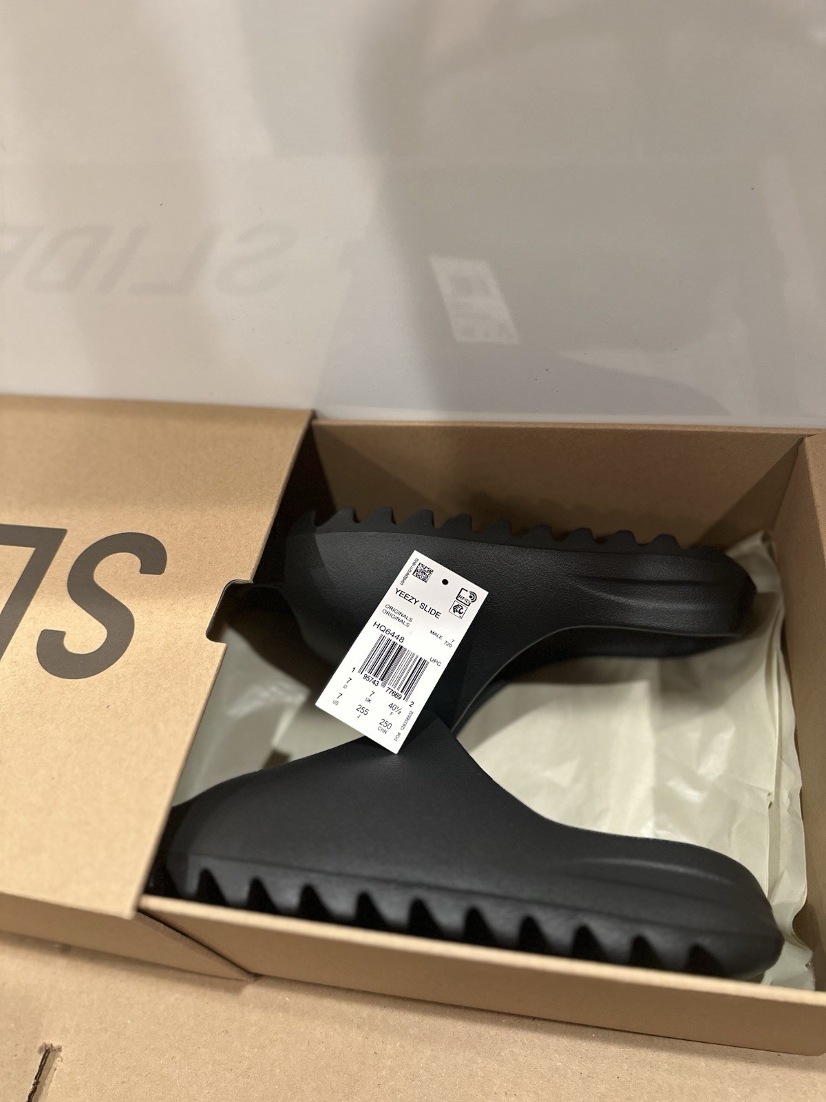 Adidas Yeezy Slide Onyx Sizes 5-13 (100% AUTHENTIC| FAST FREE SHIPPING) HQ6448