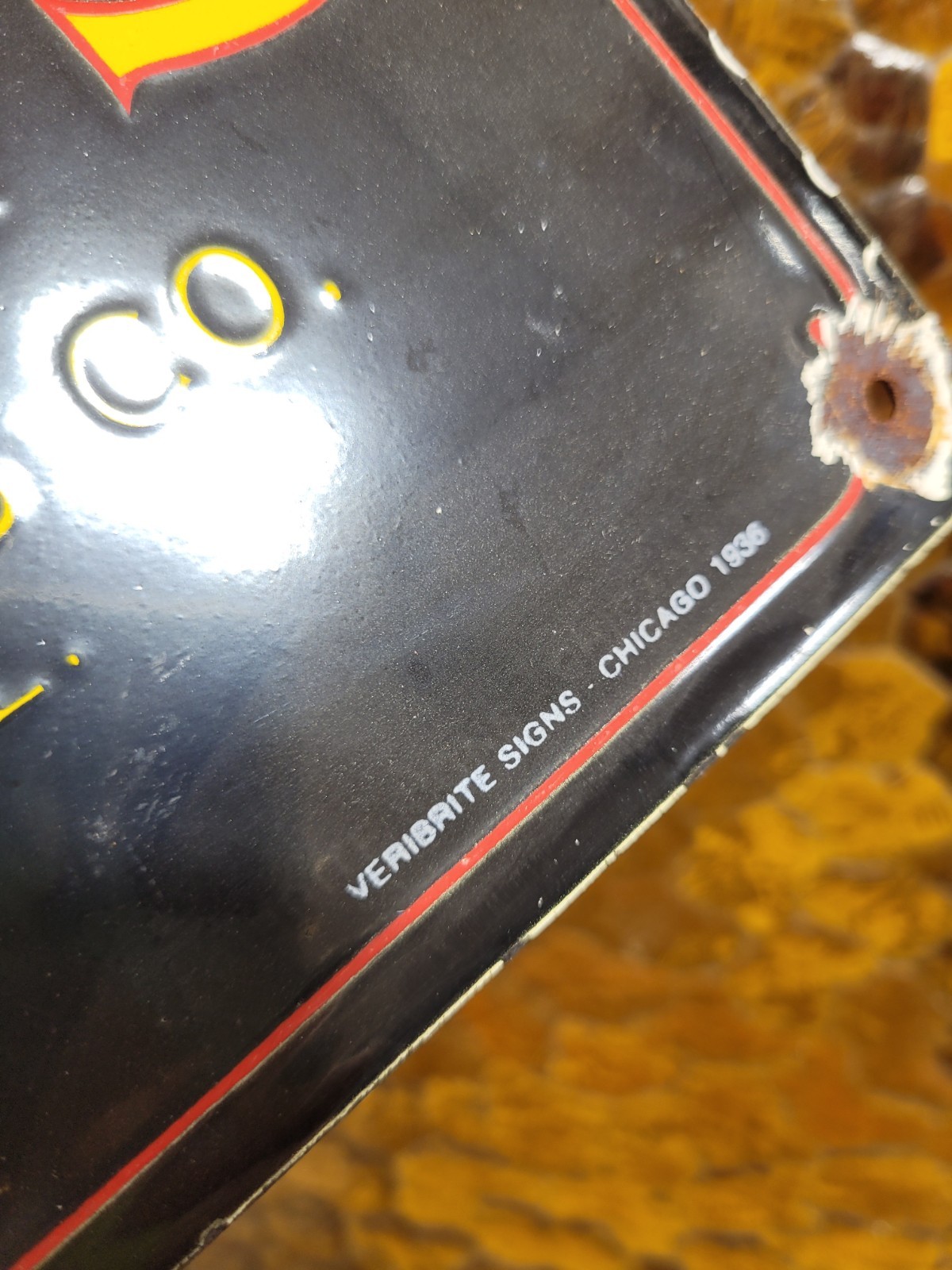 VINTAGE JOHN DEERE PORCELAIN SIGN OLD FARMING PLOW TRACTOR DEALER SALES SERVICE