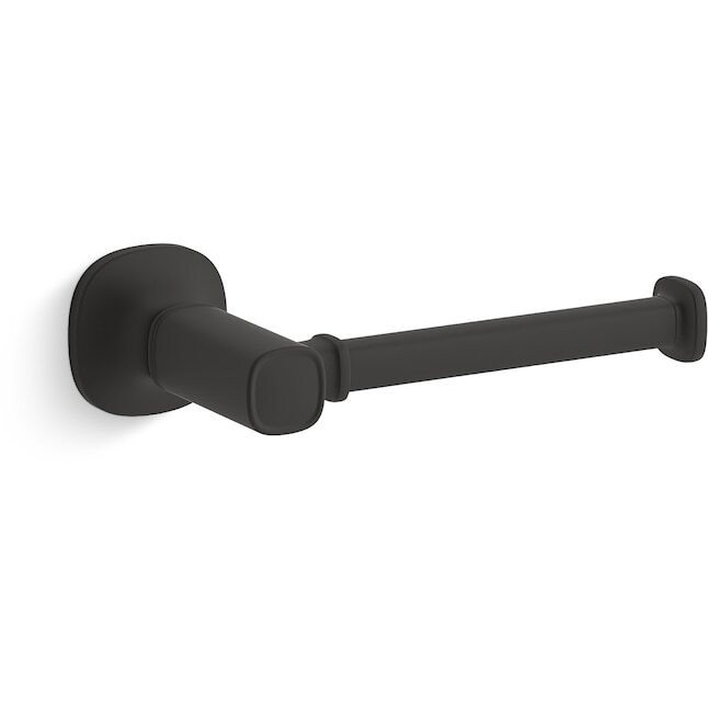 KOHLER Ealing Toilet Paper Holder & Towel Ring Bathroom Set Matte Black