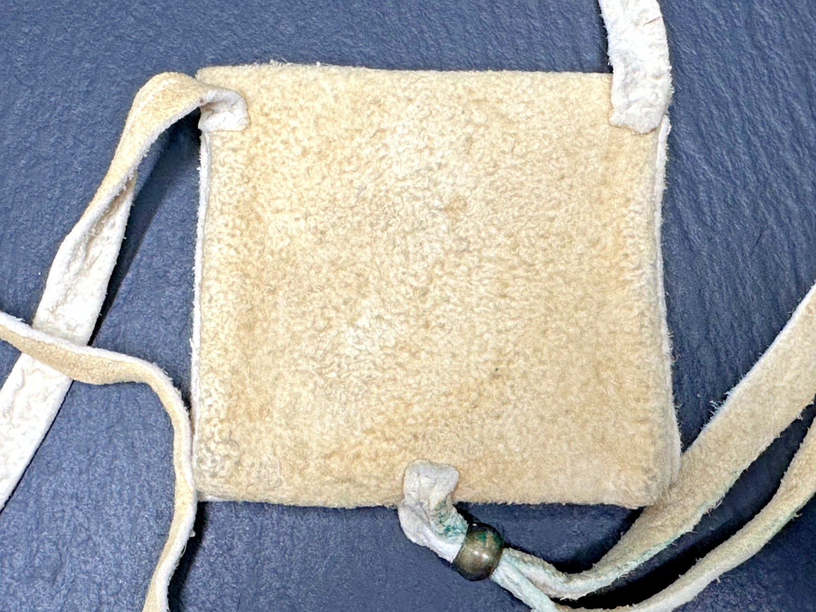 VERY RARE 2003 SACAJAWEA 1.5" MACO BRONZE PEACE MEDAL & MONTANA SUEDE POUCH M871