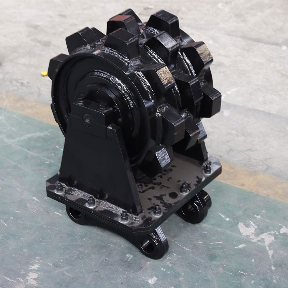 Excavator Roller for CAT 305 | Soil Compaction Wheel Trenching Attachment