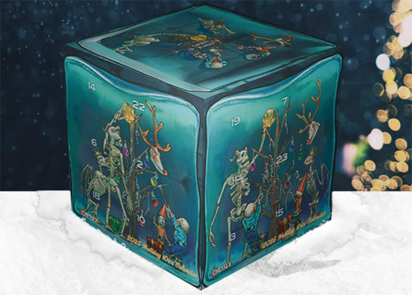 Chessex - 2025 Chessex Holiday Advent Calendar (One cube)