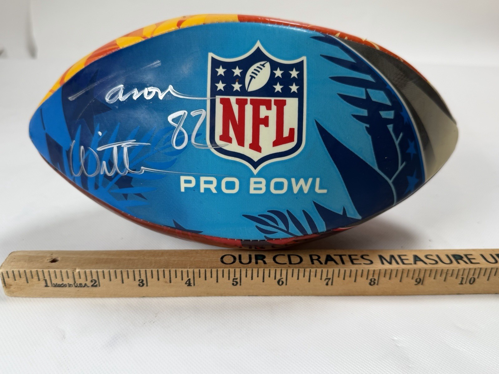 Wilson NFL Pro Bowl Football Signed Witten 82 Jason Witten Autograph