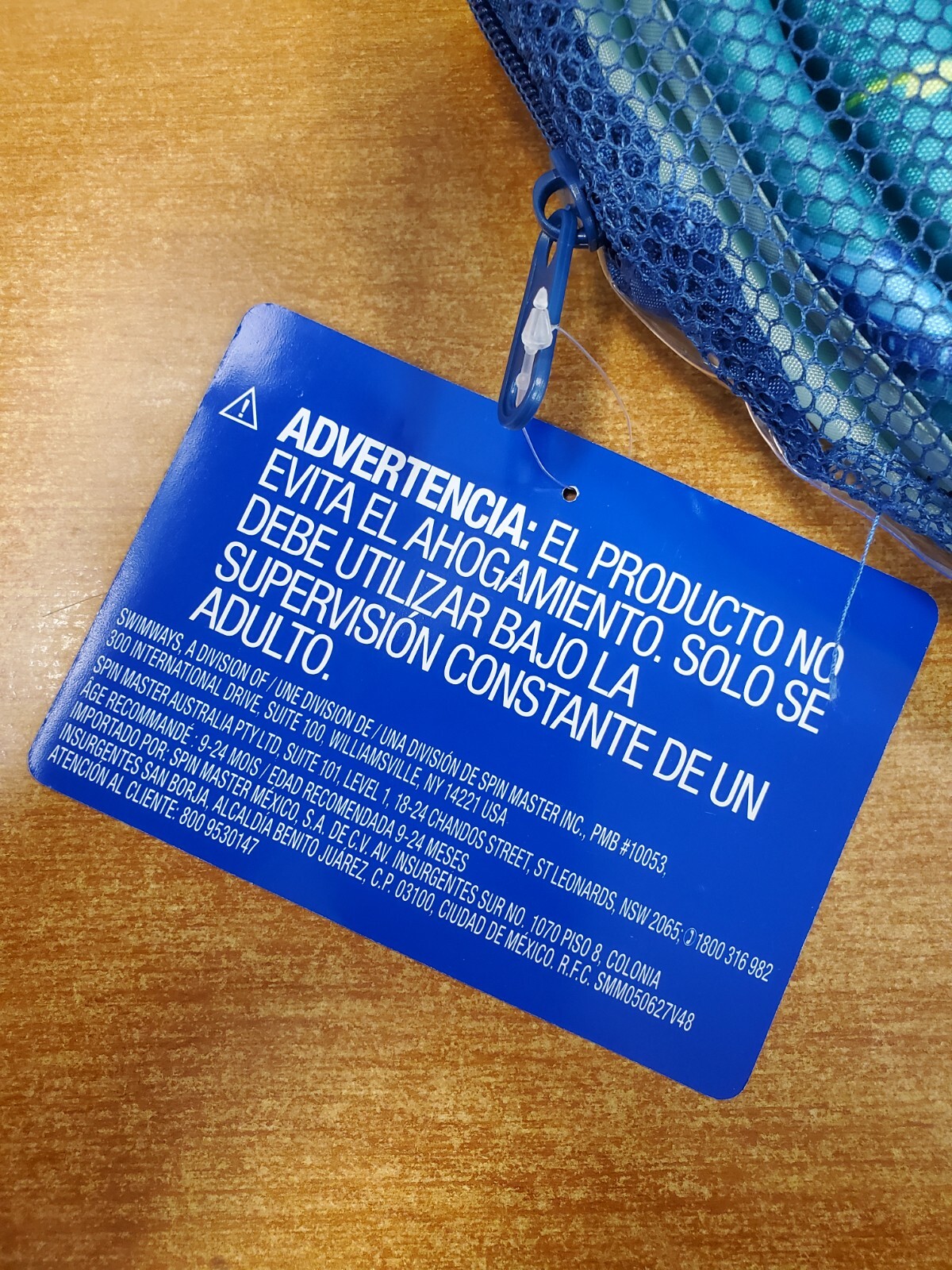 Swimways Premium Baby Springfloat With Sun Canopy Blue *9-24 Months* R5P1