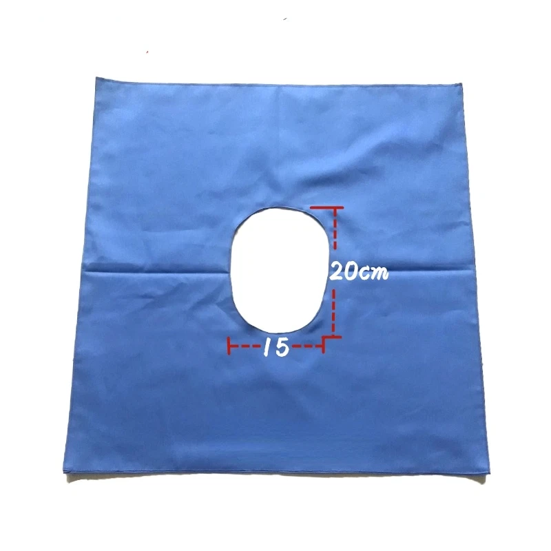 Cotton Medical Wrap Blue Breathable Surgical Instruments Cloth Surgical Drape