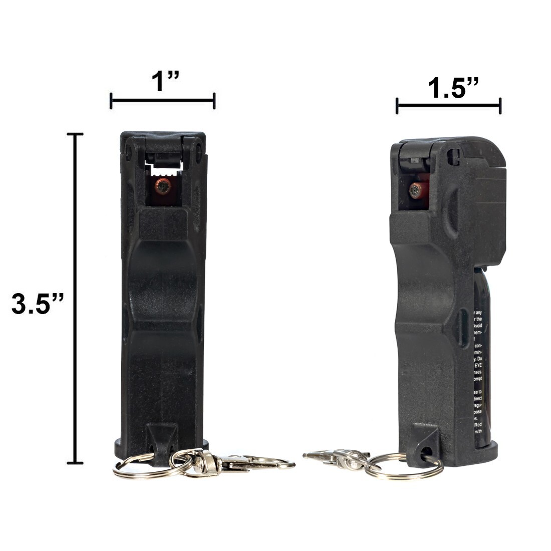 2 Pack Burn Pepper Spray 1/2oz - Self Defense Personal & Safety - Police Grade