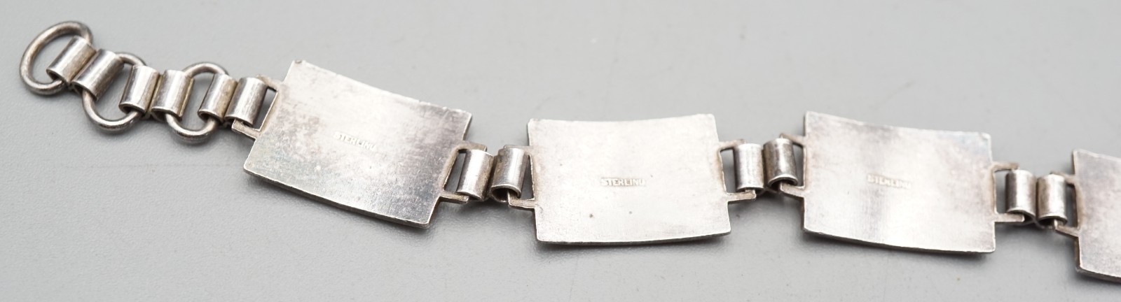 WWII Sterling Nationalist China/US/Russia/Great Britain Son In Service Bracelet