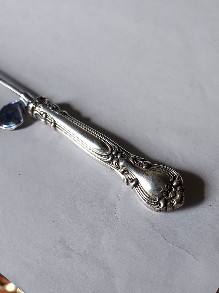 Vintage Gorham Sterling Silver Chantilly Candle Snuffer, 9 1/2", Original Tag