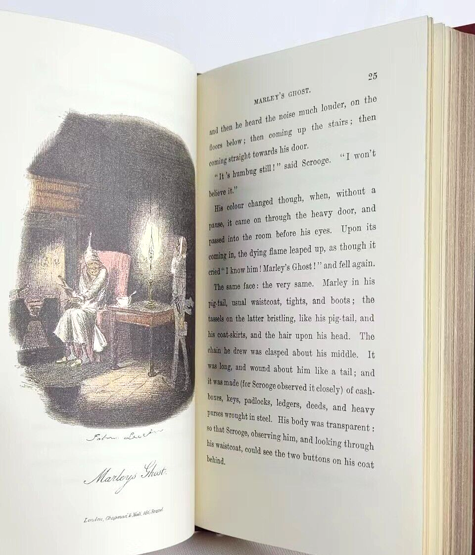 A CHRISTMAS CAROL Deluxe 1843 Original 1st edition Facsimile Charles Dickens NEW