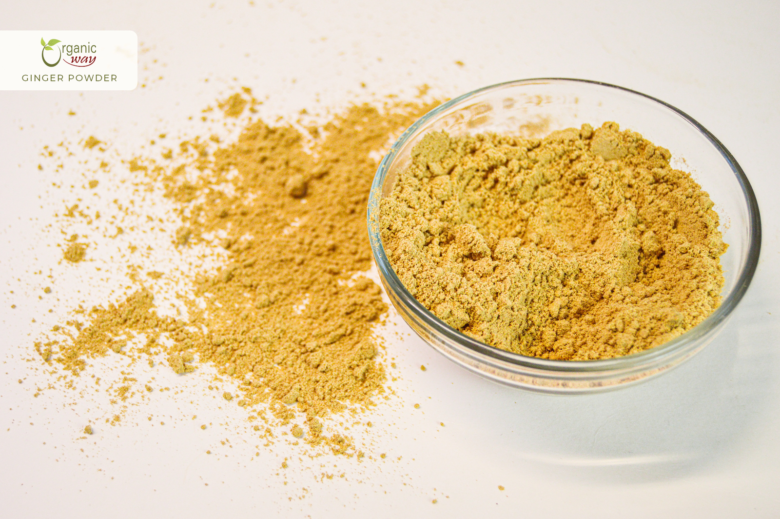 Organic Way Ginger Root Powder - Organic, Kosher & USDA Certified (1/2LBS / 8Oz)