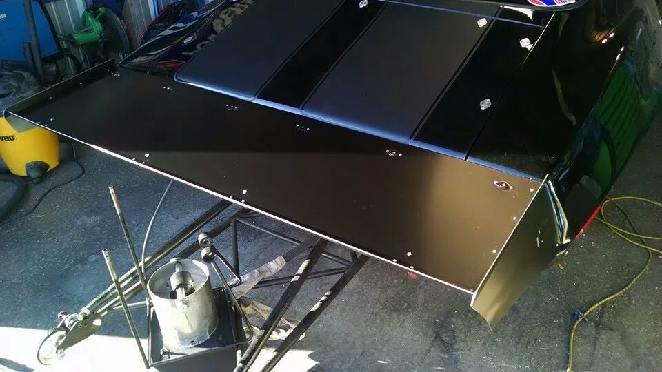 Camaro Wing 70/73 Pro Racing Wing, Black, Polished or Satin finish