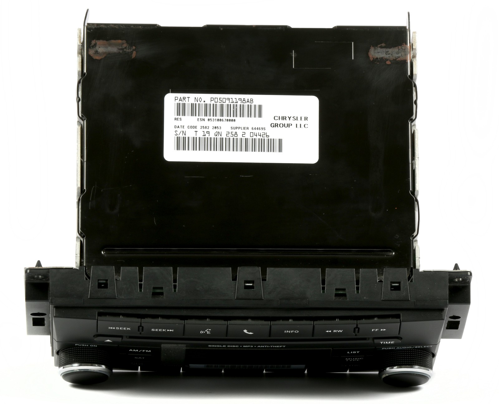 Remanufacture SERVICE for 2012-17 Jeep Wrangler Radio AM FM CD P05091198AB RES