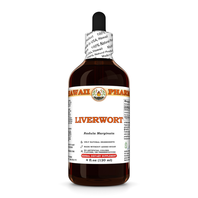 Liverwort (Radula Marginata) Dried Herb Liquid Extract | Alcohol & Alcohol-Free