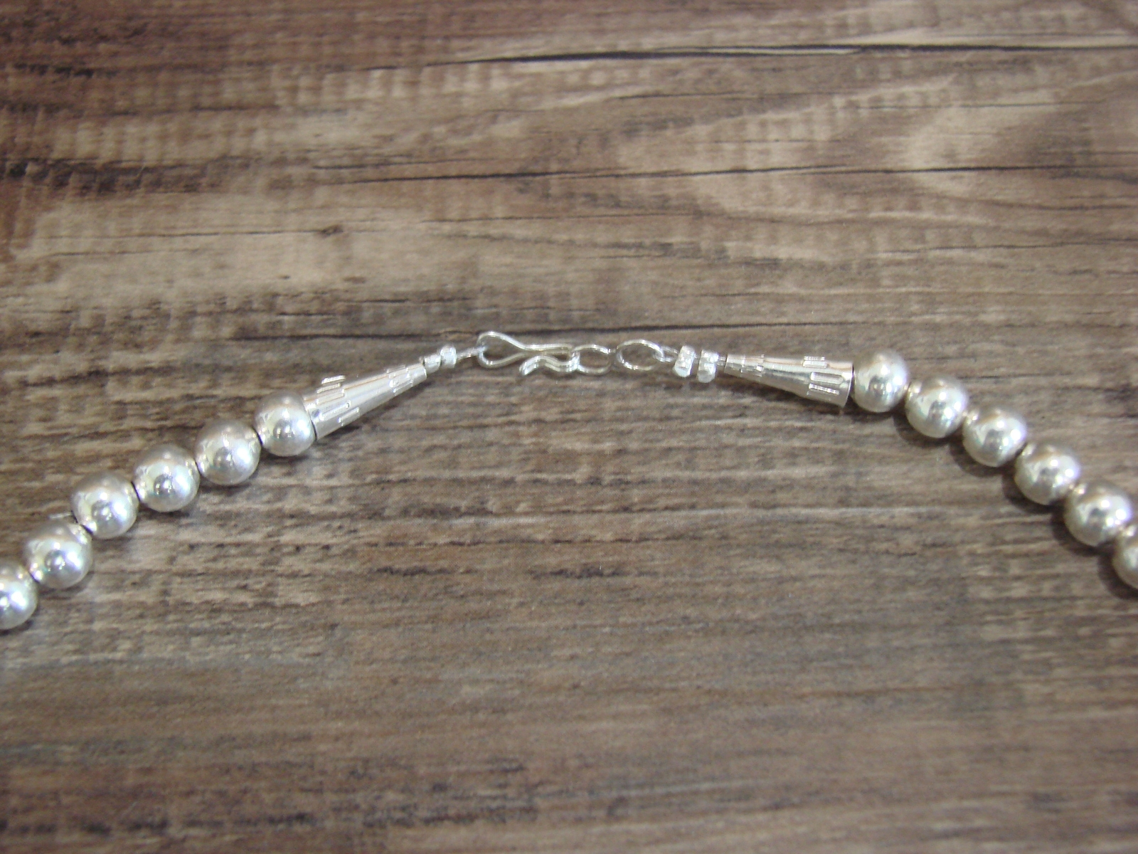 Native American 21" Sterling Silver & Royal Blue Turquoise Necklace by John