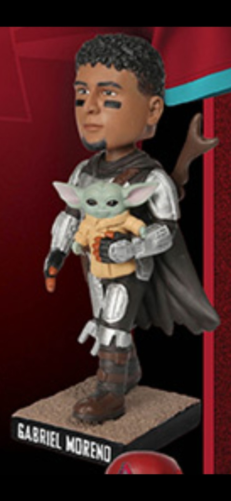 2026 Arizona Diamondbacks Gaby Moreno Mandolorian Grogu SGA Bobblehead