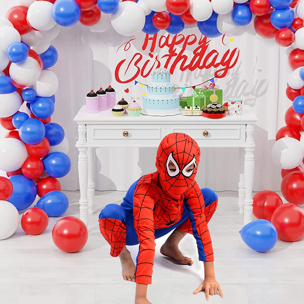 The Amazing Spiderman Jumpsuit Spider-man Kids Baby Boy Bodysuit Cosplay Costume