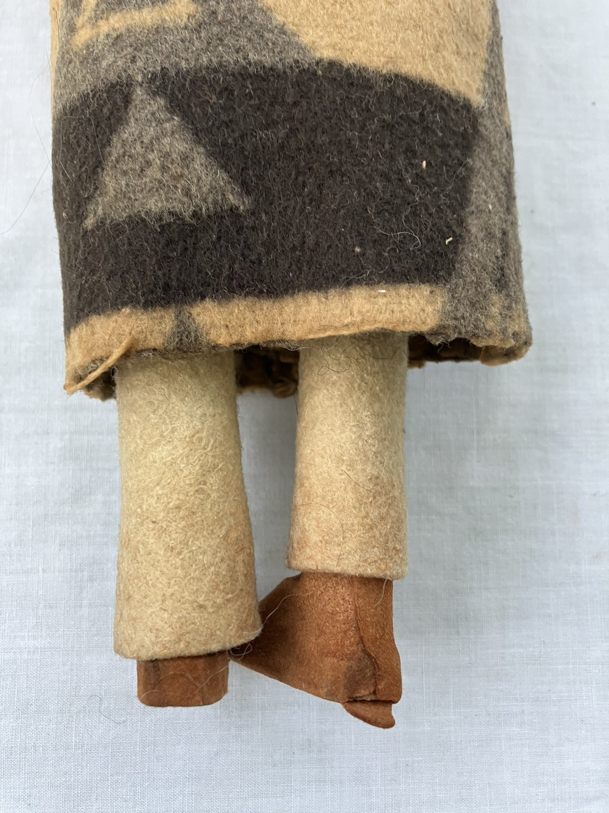 Vintage Skookum Male Native American Doll - 13 Inches Tall