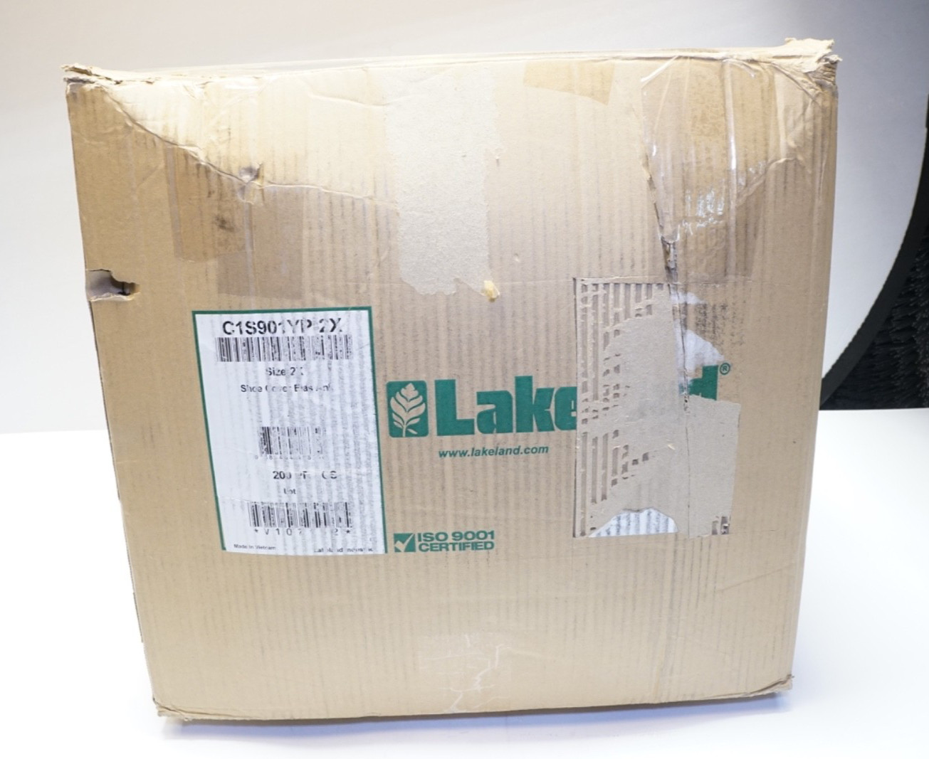 New Lot of 100 Pairs LAKELAND C1S901YP-2X DISPOSABLE SHOE COVER YELLOW ShipsFREE