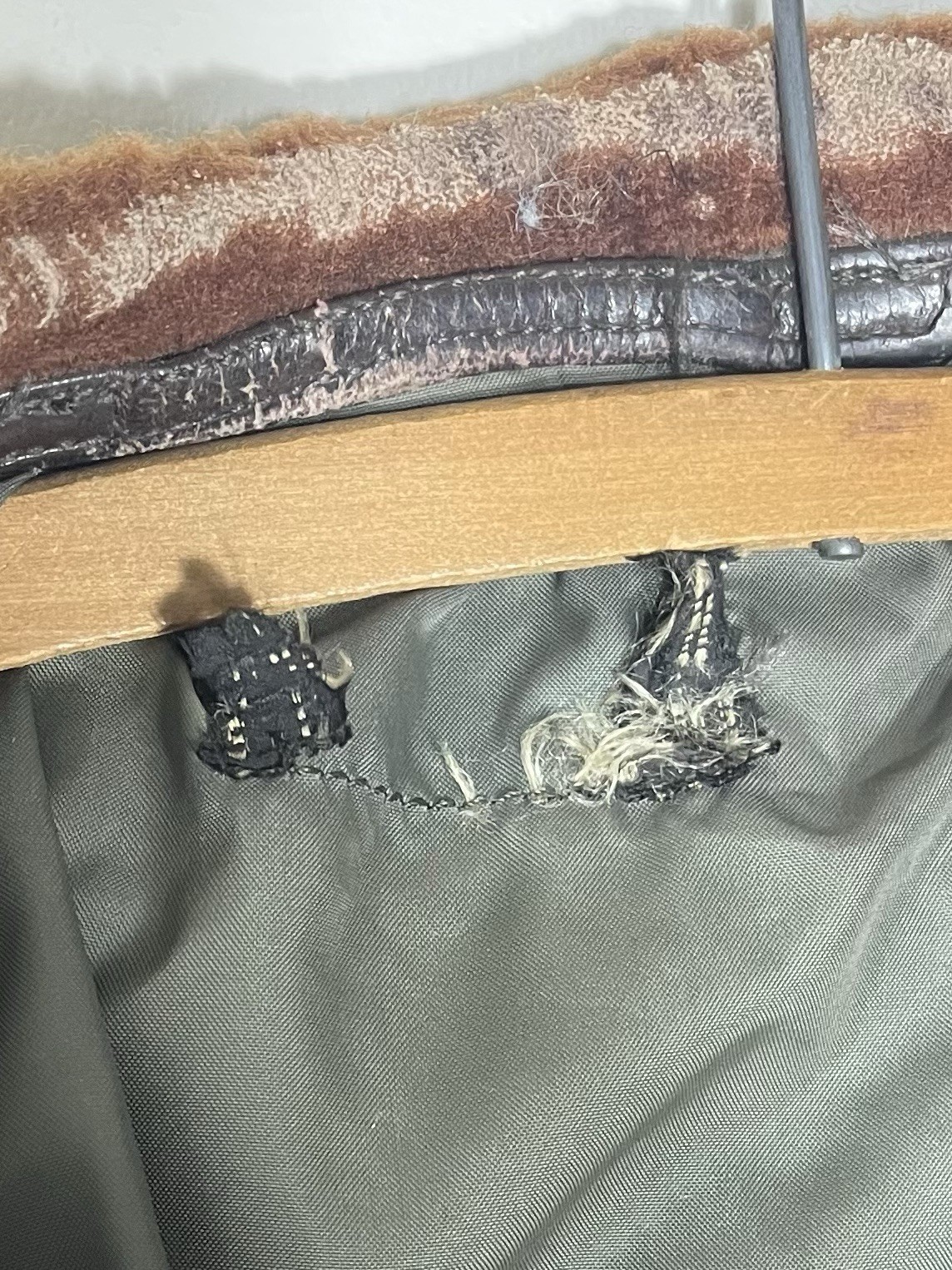 Korean War Era US Navy G-1 Leather Flight Jacket Theatre Made Patch Bomber