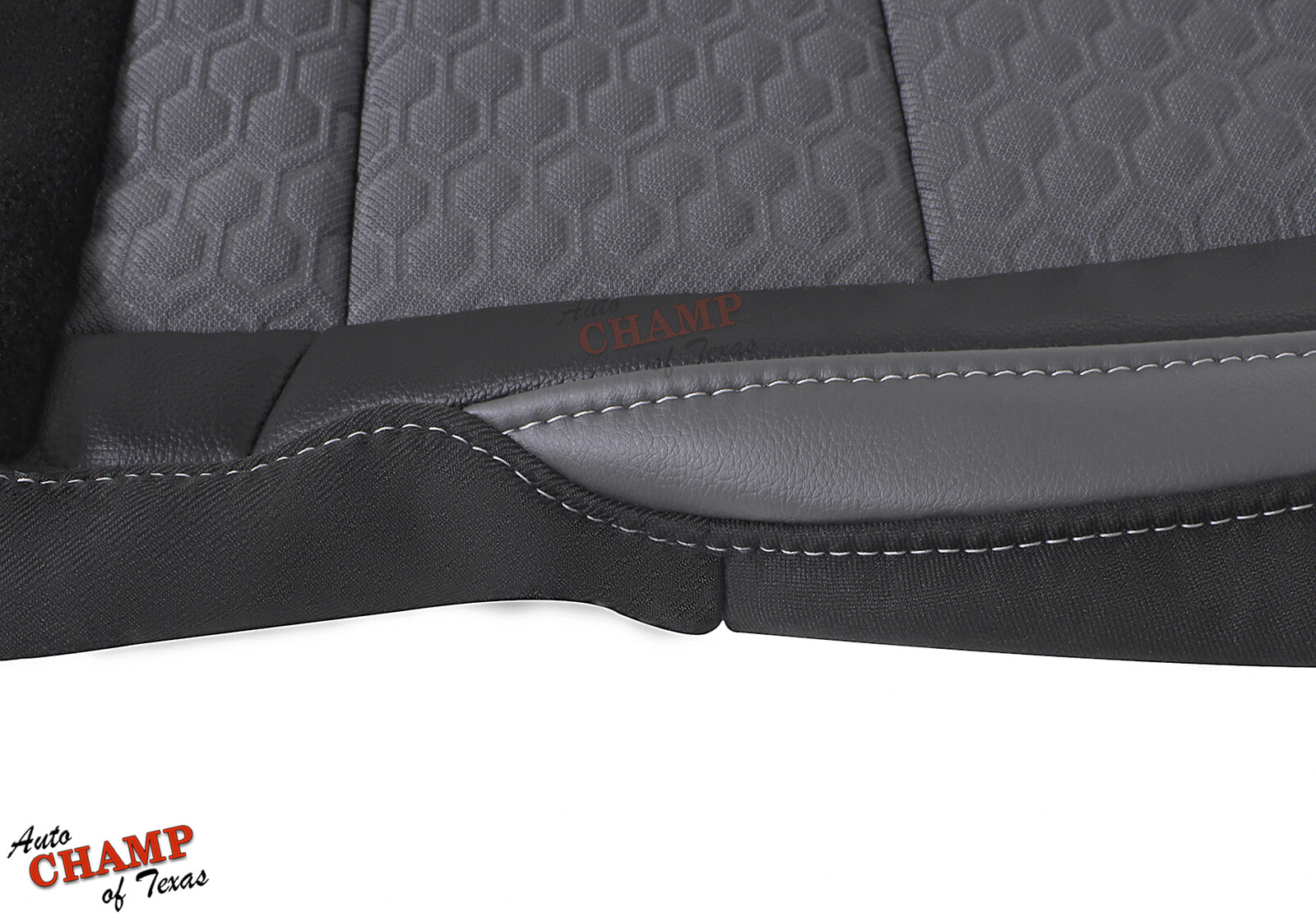 2015 -2020 Chevy Colorado Z71-Driver Side Bottom Cloth Seat Cover Black/Dk Gray