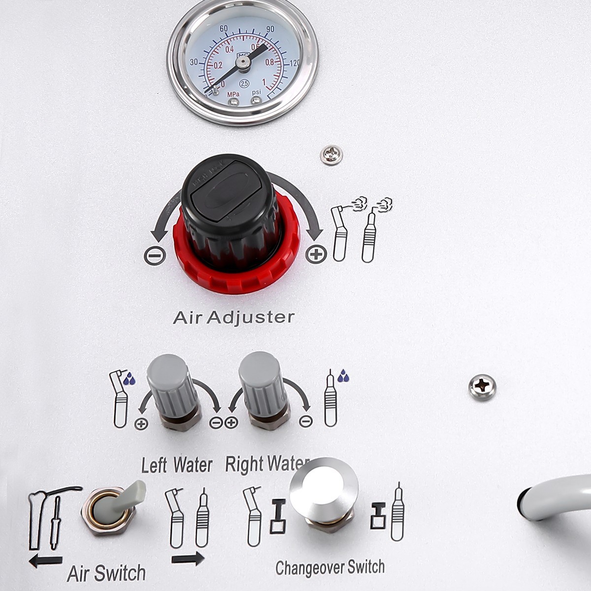 18L Dental Autoclave Steam Sterilizer/Delivery Unit Suction with Air Compressor