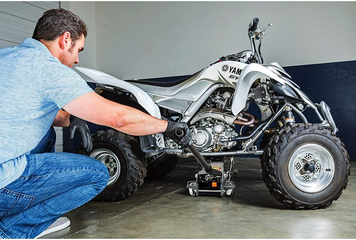 Powerbuilt 1.5 Ton Triple Lift Floor Jack - 620622E