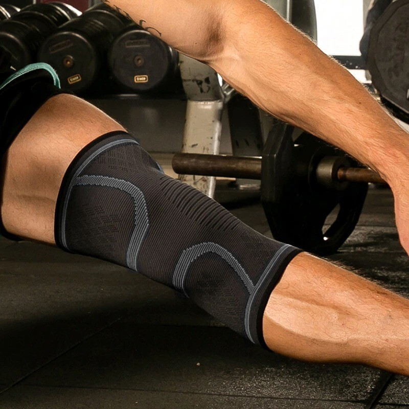 Knee Sleeve Compression Brace Support For Sport Gym Joint Pain Arthritis Relief