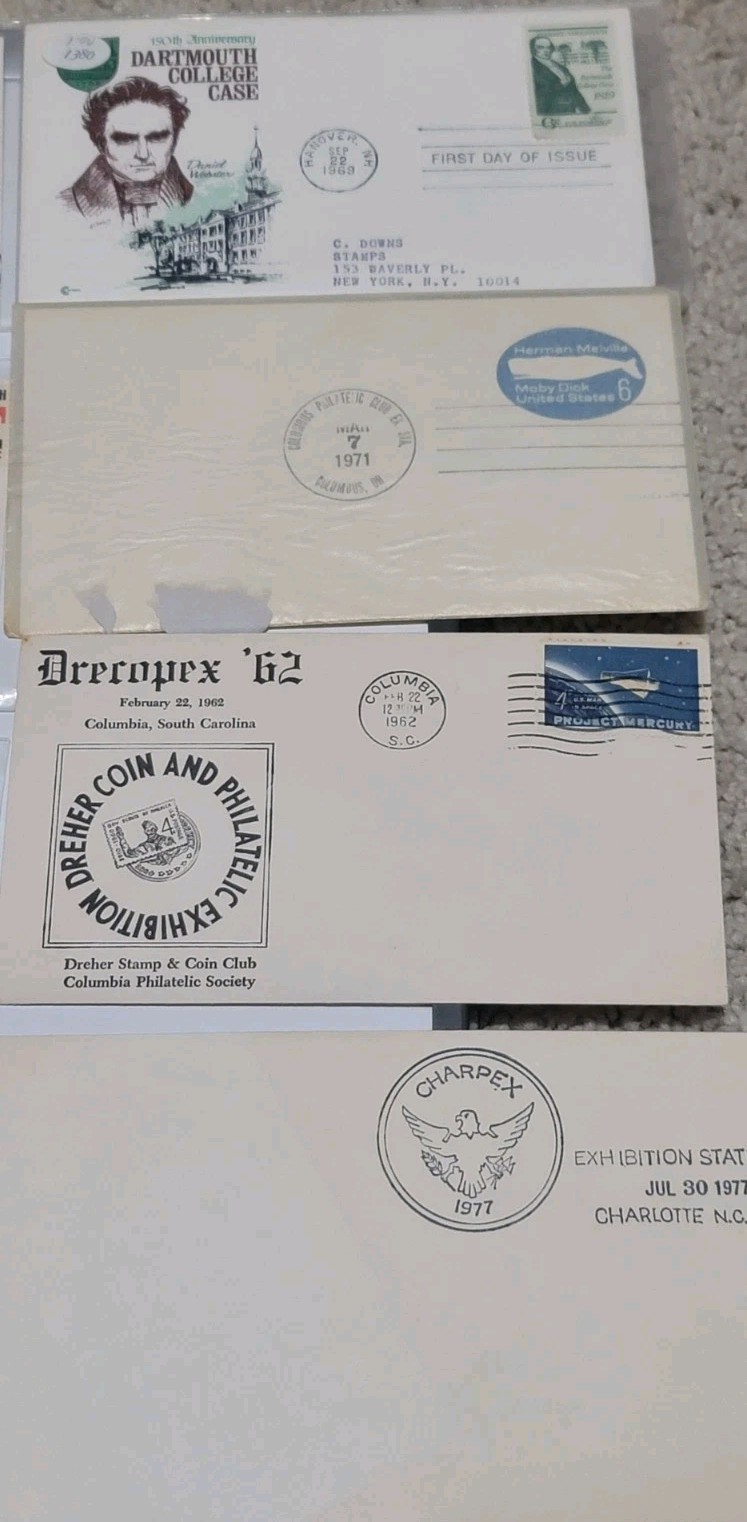 Vintage First Day Cover Lot of 16 1959-1987 USPS FDC Collection