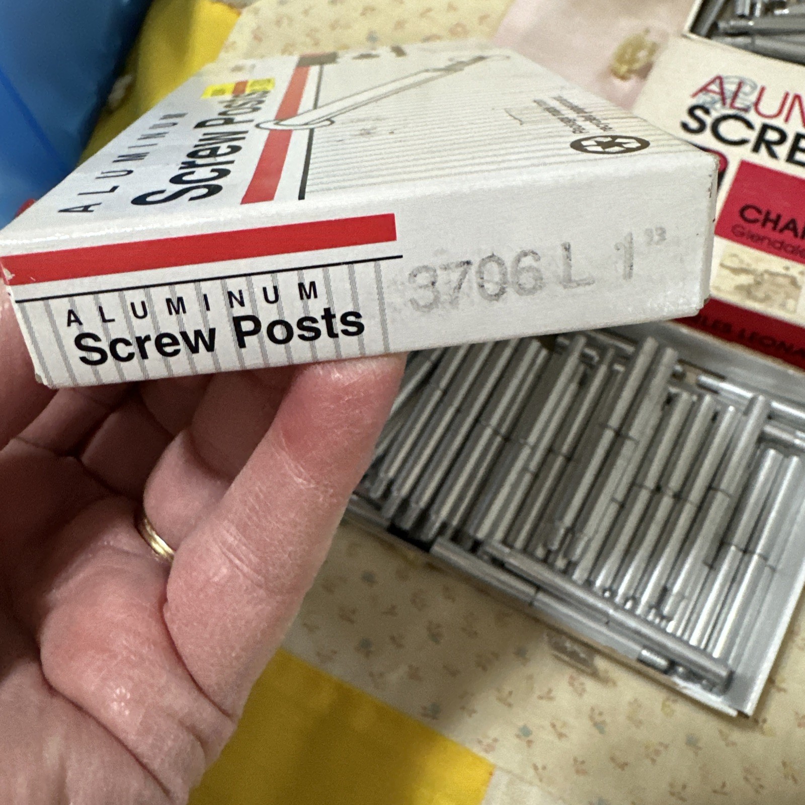 Aluminum Screw Posts Binding Charles Leonard Inc. Lot Of 3 Boxes