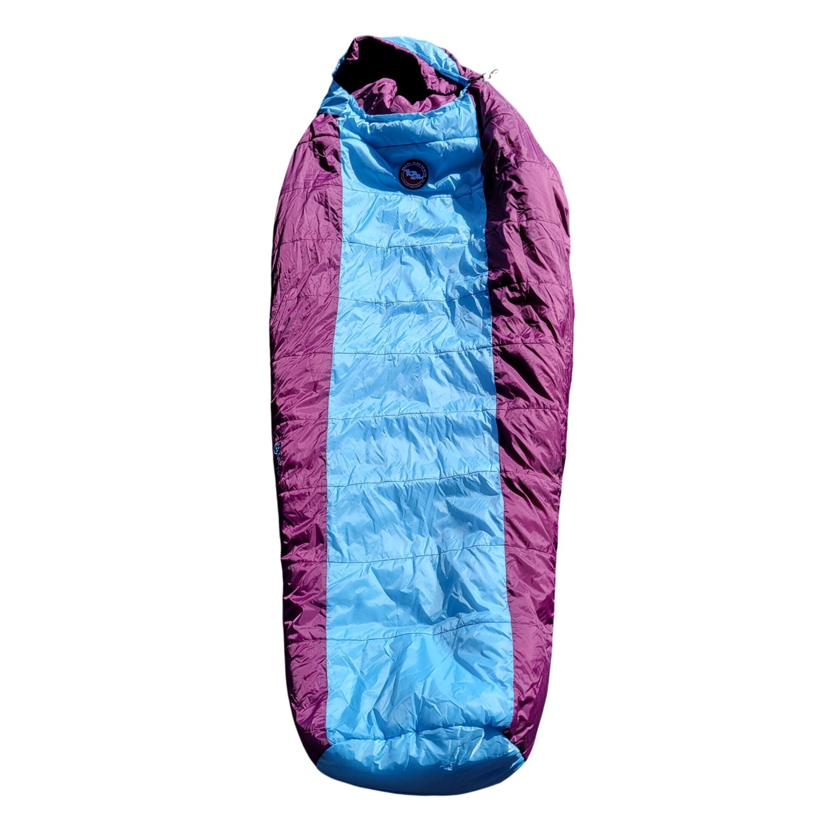 Big Agnes Lily 15 Teen Girls' Mummy Sleeping Bag Blue Purple 15 Degree Synthetic