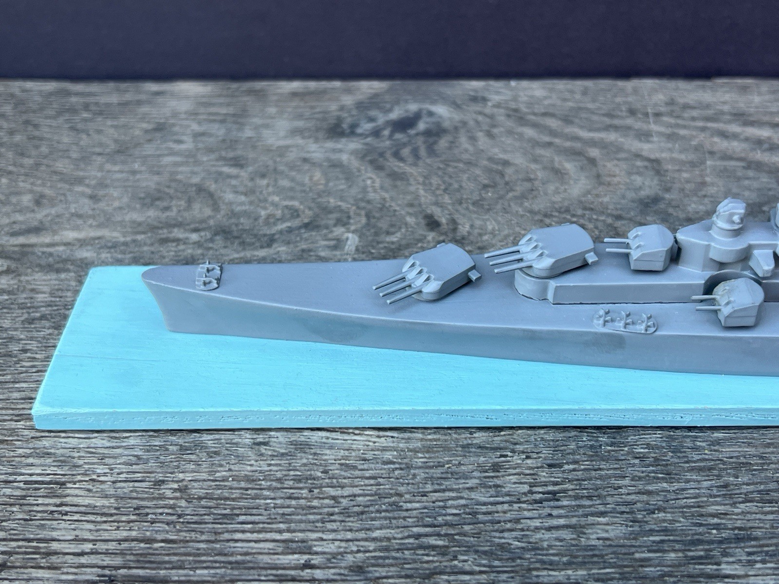 Vintage 1945 H.A. Framburg WW2 Recognition Model Fargo Class Cruiser U.S. CL