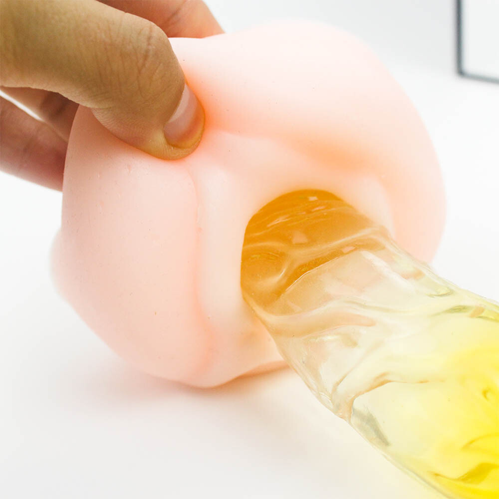 Realistic Silicone Soft Sleeve Insert for Penis Pump Enlagement Vacuum Pump Ring