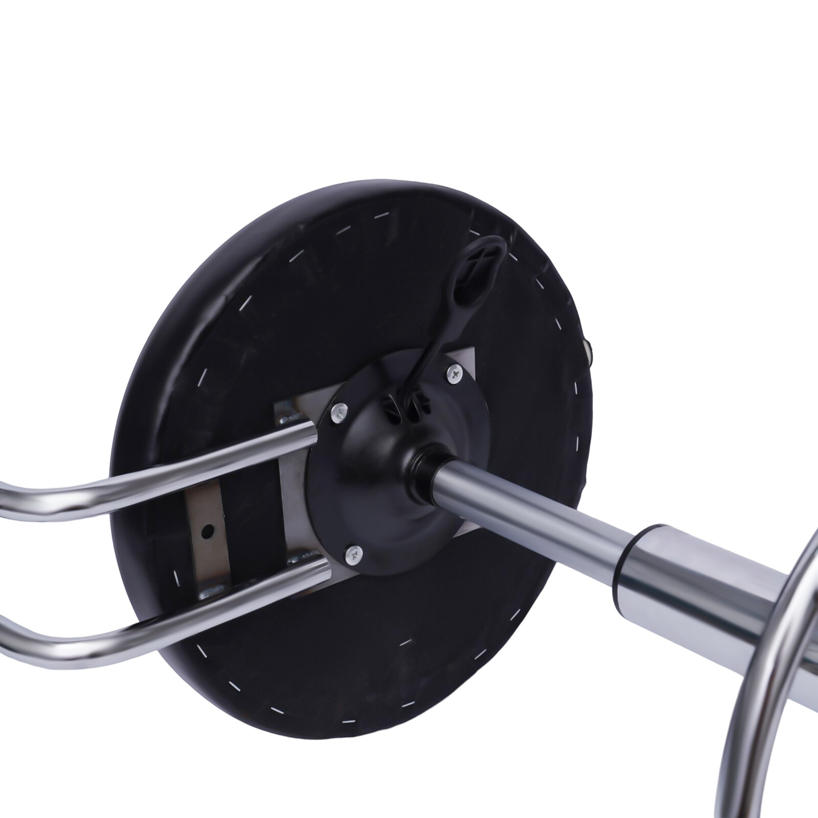 Work Shop Stool Bench Hydraulic Chair Bar Garage Adjustable Height+Back+Footrest