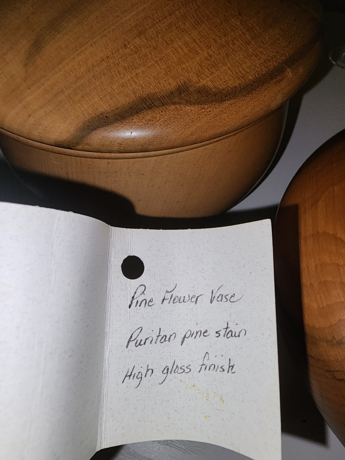 Beautiful Vintage MCM Wooden Vase And Bowls. (Set Of 3)