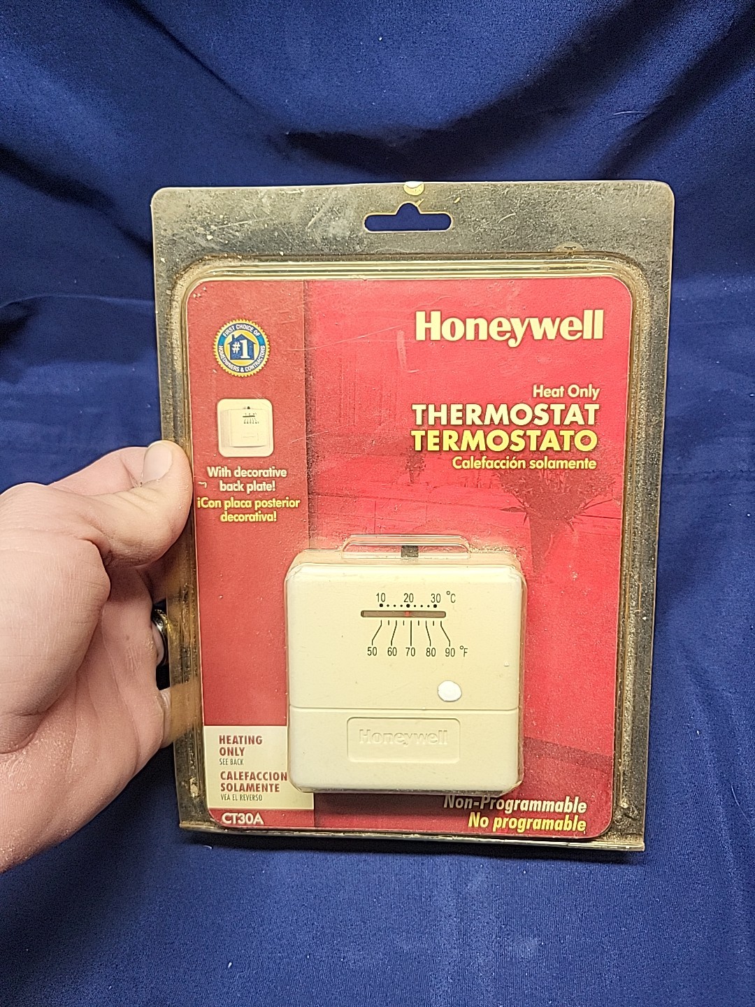 HONEYWELL CT30A HOME NON-PROGRAMMABLE HEAT ONLY THERMOSTAT NEW CT30A1005