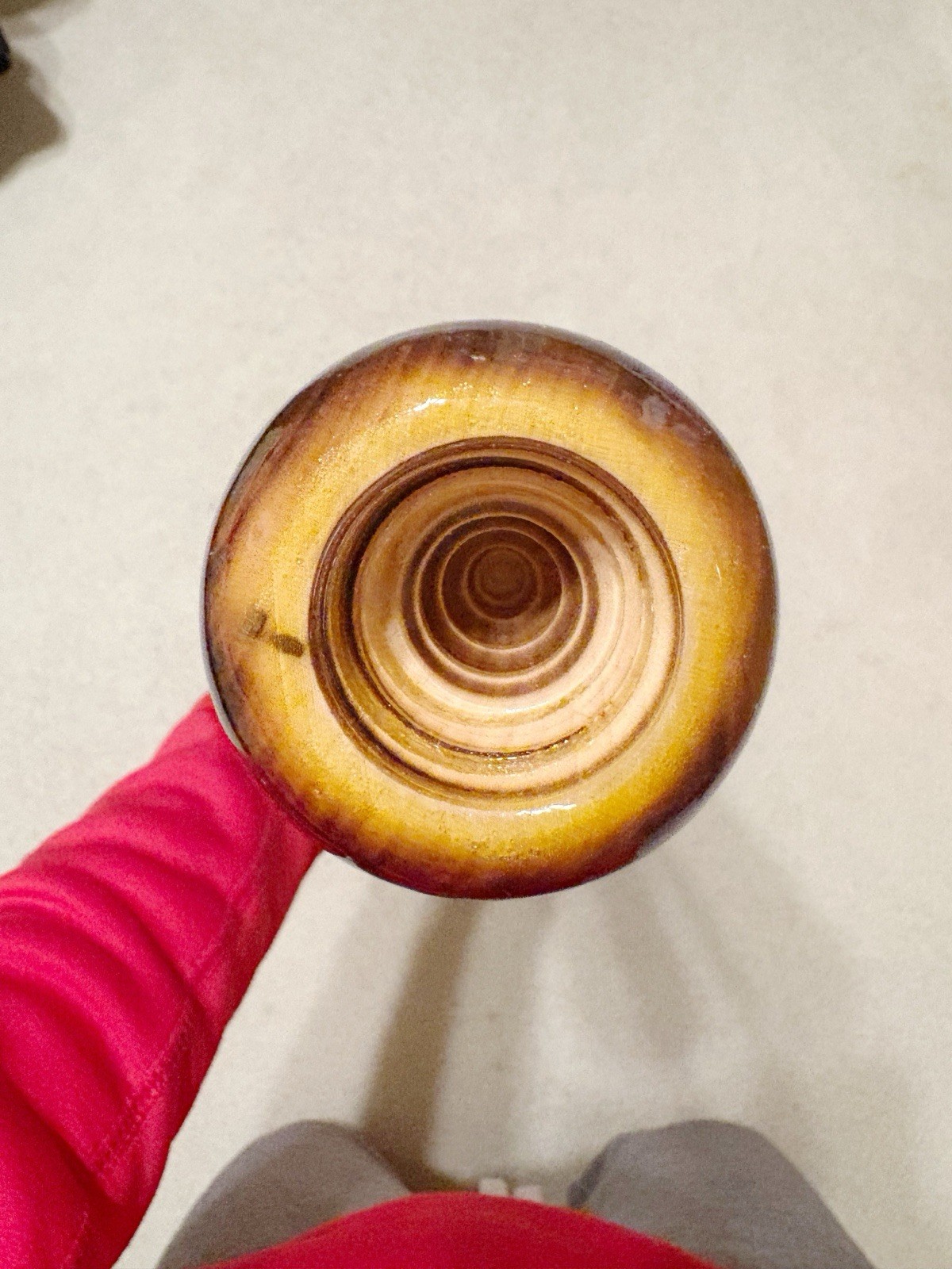 Hybrid Handle Maple Wood Baseball Bat 33in 30.5oz. Full Tapered Flame Treated