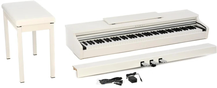 Kawai KDP75 Digital Home Piano - Embossed White