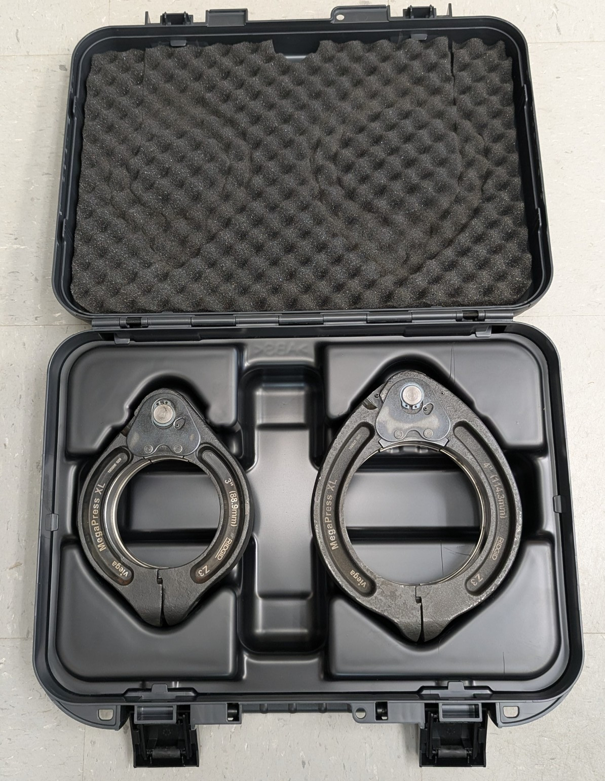 NEW VIEGA RIDGID MegaPress 26201 Ring Set ( 3" & 4") Made in Germany- F. Ship