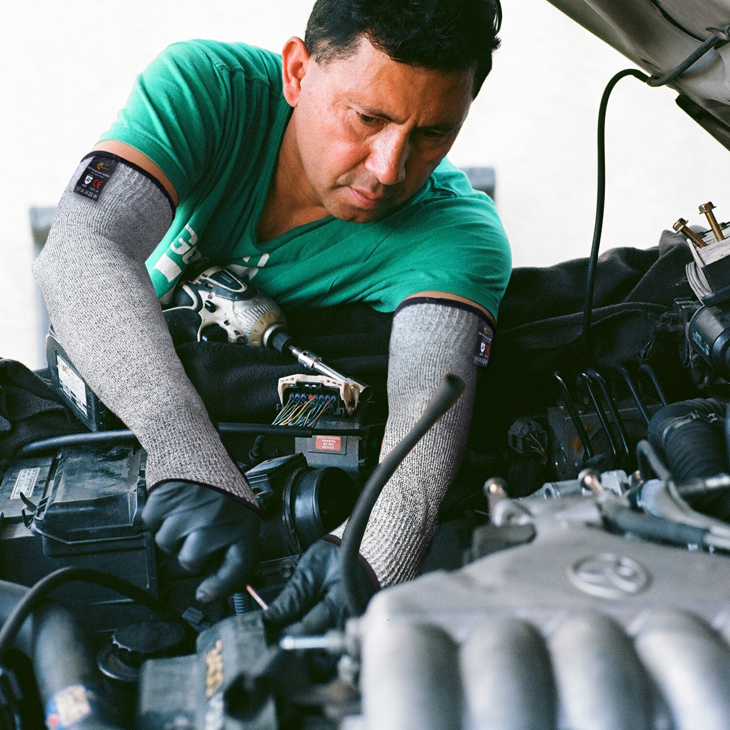 Evridwear Cut Resistant Sleeves with/without Thumb Hole for Work Preventing Stab