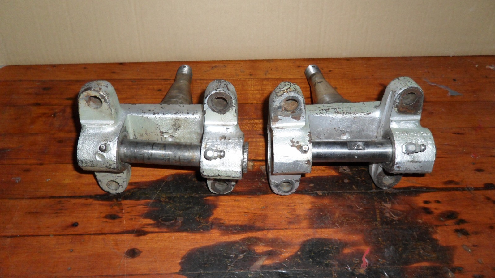 Vintage Sprint Car TAAK Front Wheel Drop Spindles USAC ASCS Ford