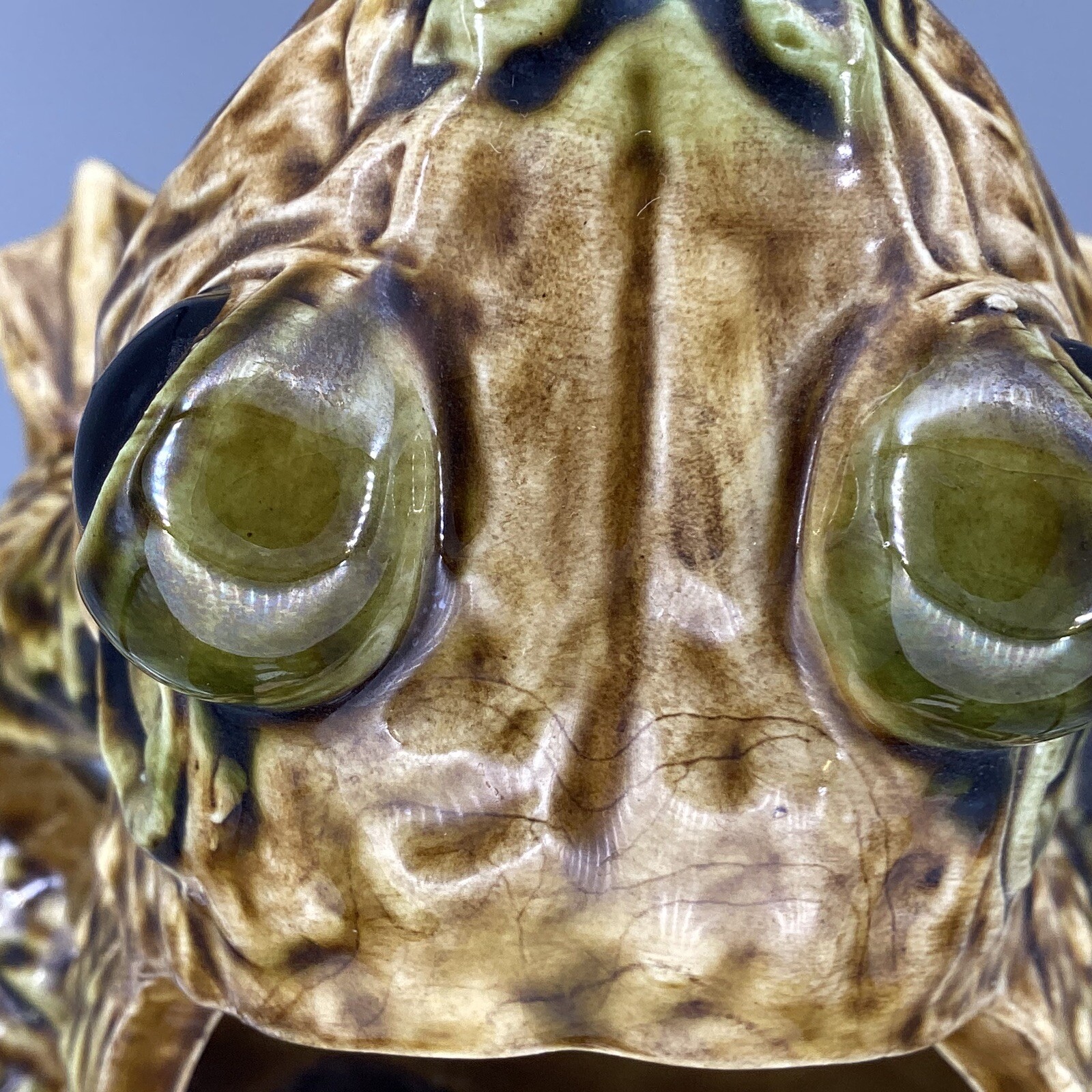 Vintage Frog Toad Art Ceramic Planter for Garden Home Decor