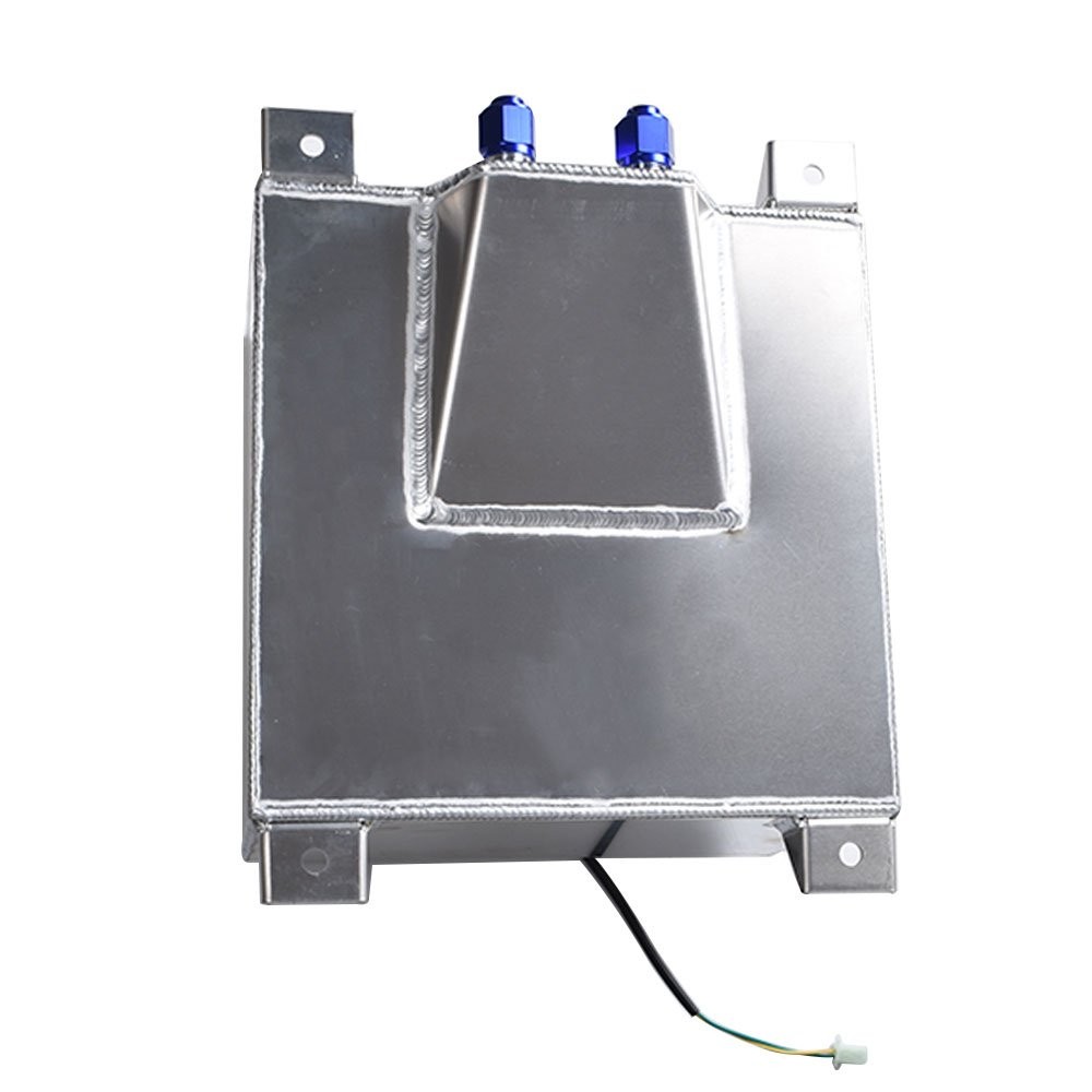 5 Gallon Aluminum Racing/street Fuel Cell Gas Tank+ Level Sender Drift/Polished