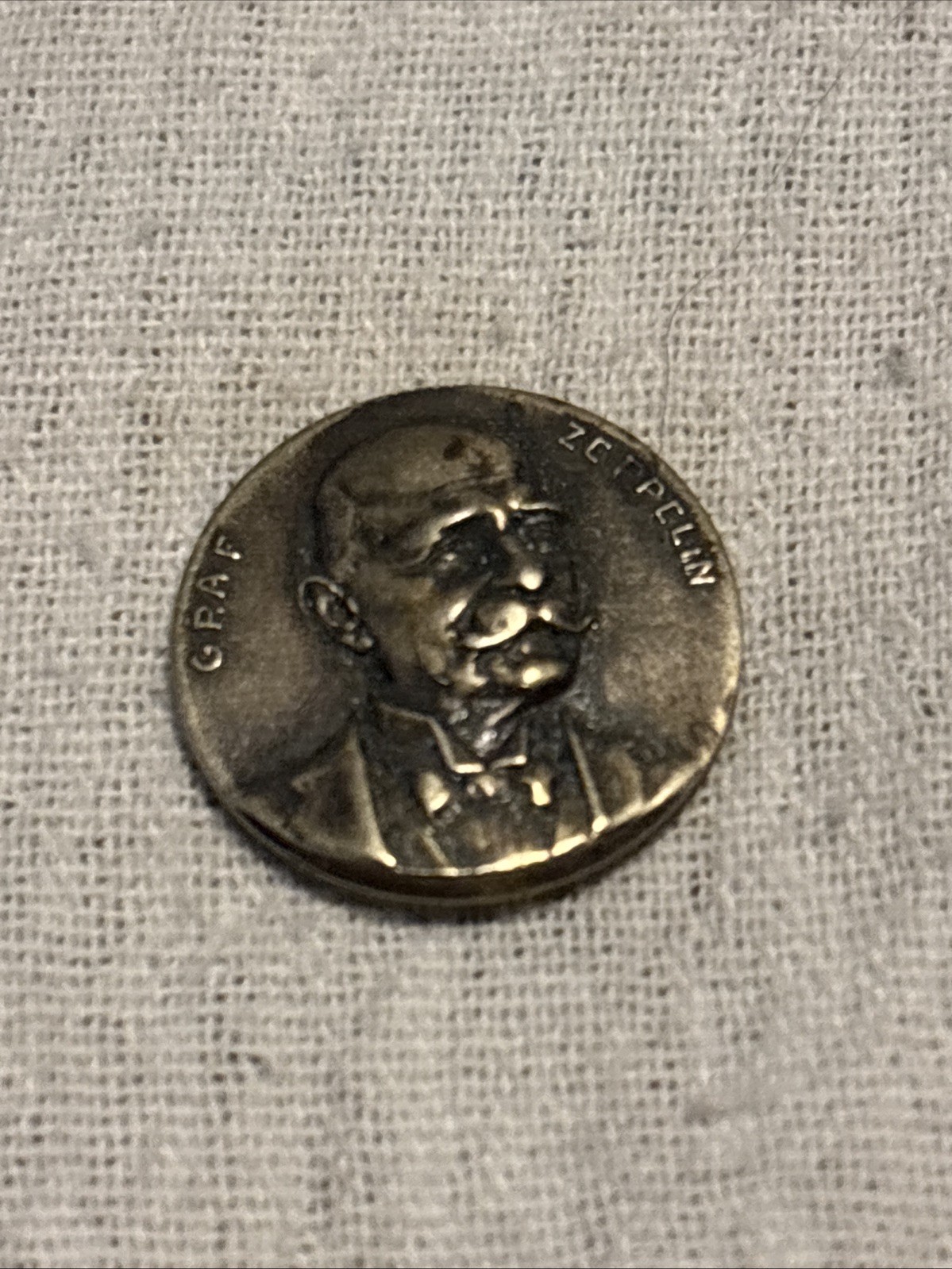 RARE Graf Zeppelin LZ-127 Commemorative Token ~18mm Dime Size Vintage