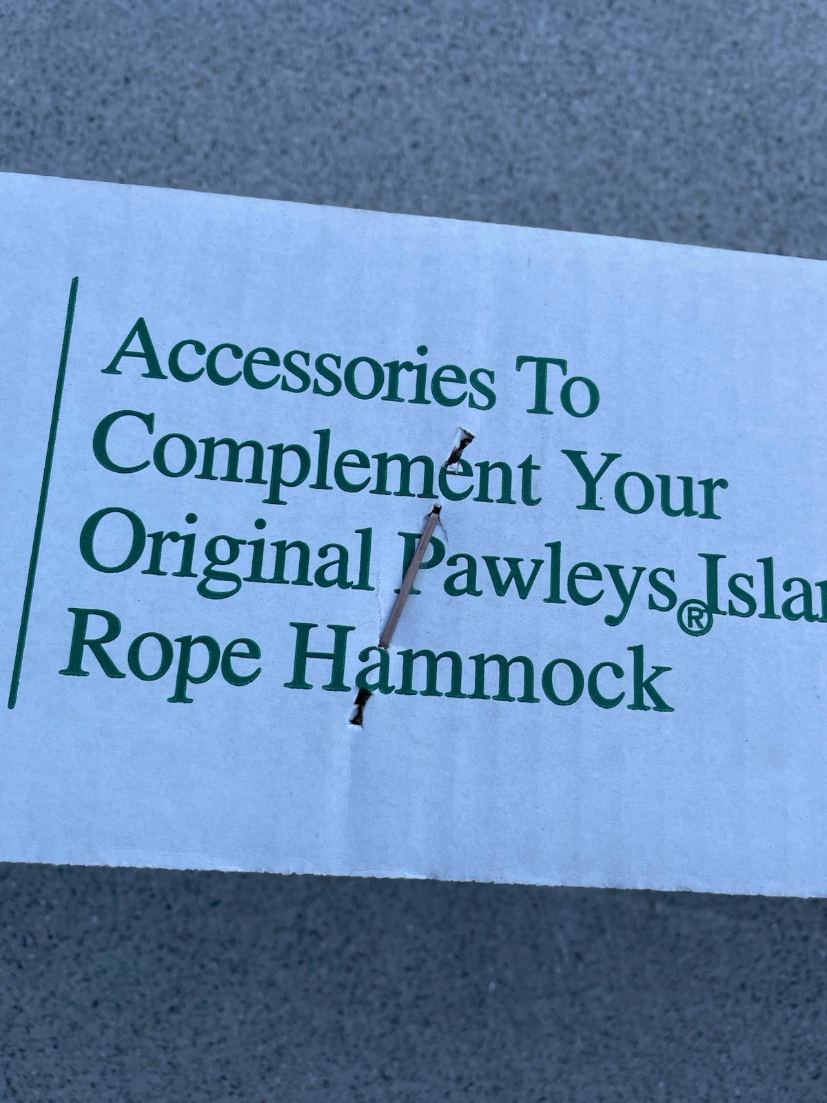 RARE VTG NOS Original Pawleys Island Model 13 Large Rope Hammock 13’x54”